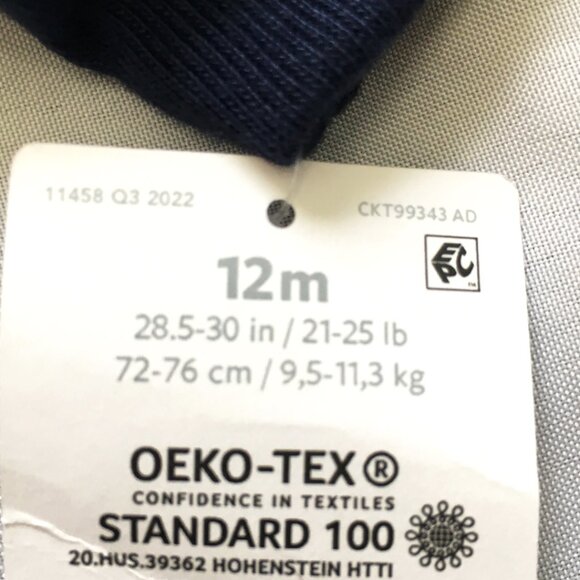 Carters Baby Boys Striped Tow Truck Footie Pajamas, 12 Months. - Picture 7 of 7